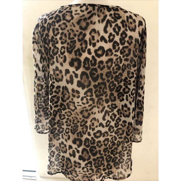 Moa Woman Ruffle Blouse Size  XL 100% Polyester - Picture 3 of 3